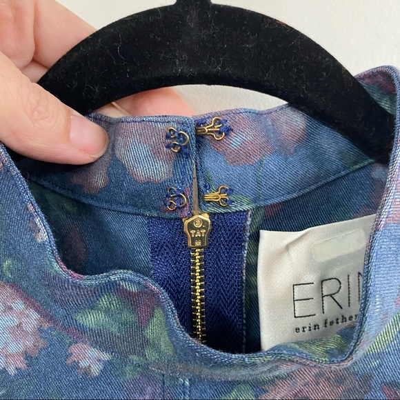 Erin by Erin Fetherston Floral Denim Dress - Picture 9 of 15